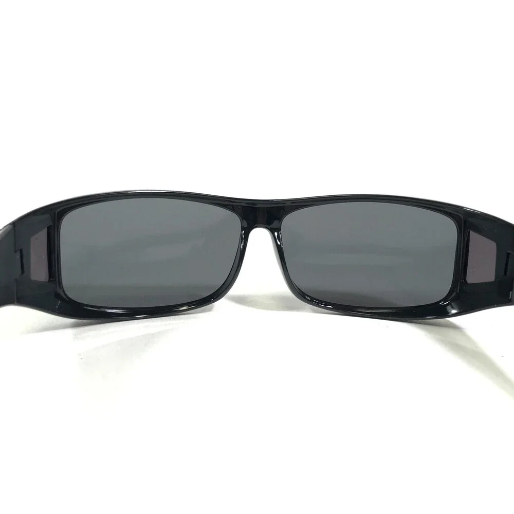 Miraflex Kids Fit Over Sunglasses Sun Shell 2 Col.HE Black Frames w Black Lenses